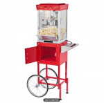 Mobiilne popkorniaparaat &ndash; 800 W, punane