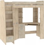 Meblocross Antresola L Kerross&auml;ng 200x80 cm, Tamm/Mandel, MDF