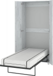 Meblocross Teddy 90 seinavoodi, 90x200 cm, valge &ndash; ruumi s&auml;&auml;stev moodne mugavus