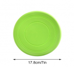 Koera frisbee ketas, 17,8 cm, lendav taldrik, koeram&auml;nguasi, roheline