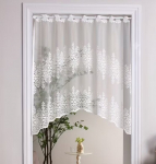 Kardin Wavy, 160x100 cm, valge
