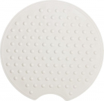Libisemisvastane matt - 55 cm - kummist - valge