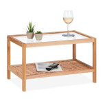 L&auml;bipaistev abilaud riiuliga 35x60x40cm., helepruun