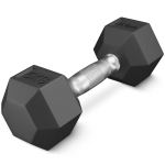 Terasest hantel HEX 1 X 5 kg &mdash; universaalne lahendus j&otilde;utreeninguks