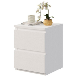 &Ouml;&ouml;kapp magamistoa ja elutoa laud 2 sahtelit loft valge modern