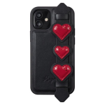 Kingxbar Sweet Series case decorated with original Swarovski crystals iPhone 12 Pro Max black (Black)