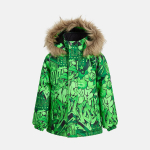 Huppa Poiste talvejope MARINEL, neon green pattern