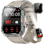 Nutikell Blackview W60 Bluetooth nutikell, 100+ spordirežiimi, LED-taskulamp ja kompass iOS-ile ja Androidile Hall