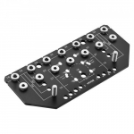 Riiulipulkade puurimismall ja hingede puurimismall, 22.3x10x0.5 cm, alumiiniumisulamist