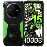 Telefon Blackview FORT 1 18GB RAM 256GB ROM 10000mAh 6.56" vastupidav nutitelefon Android 15 4G Dual SIM NFC Roheline
