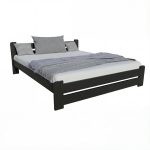 Voodi madratsiga DUETAS KS1, 90x200, must