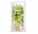 design4door magnetiline s&auml;&auml;sev&otilde;rk uksele 70x225 cm, valge