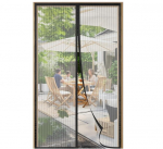 Sailimay magnetiline s&auml;&auml;sev&otilde;rk uksele 80x220 cm, must