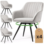 4 tooli komplekt Akord Turno, hall