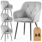 4 tooli komplekt Akord Diamantr, hall