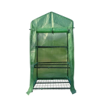 Minikasvuhoone - lasteaed riiulitega, 69x49x125 cm, roheline