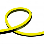 LED Neon riba 12V, kollane, IP67, 5m, 6x12mm, NEON FLEX