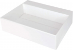 Deante Correo graniidist pealtpaigaldatav valamukauss 50&times;40 cm segisti riiuliga ja katteplaadiga