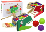 Puidust metallofon Dinosaurus 2in1