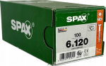Spax universaalsed puidukruvid 6x120mm Wirox T30, 100 tk.
