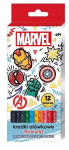V&auml;rvilised pliiatsid Avengers, 12 v&auml;rvi, kolmnurgad