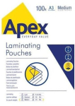 Apex A3 lamineerimiskiled 125 mikronit, 100 tk.