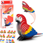 3D kartongist pusle &ndash; aara papagoi, 24 tk.