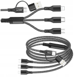 Webski 3in1 laadimiskaabel Usb-c, Micro Usb, Lightning 1,2m