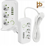 Pikendusjuhe koos lisapistikupesadega Happy People andy, 2 meetrit