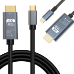 HDMI - USB-C kaabel Rivex L18, 4K 60Hz, 1,8 m hall