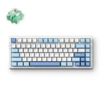 Klaviatuur Mchose G75 Pro Cabbage Tofu V2, Inglise (US), sinine/valge, juhtmeta