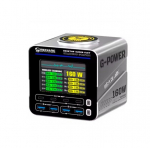 160W GaN 8-pordiline laadimisjaam LCD-ekraaniga, 4 USB-C, 4 USB-A laadimisplokk magnetilise juhtmevaba laadijaga telefonidele, NewPRO WS41