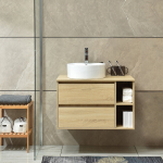 Vannitoa kapp valamuga NORE MF-1903, pruun