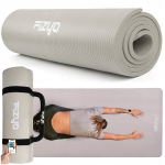 Jooga ja pilatese spordimatt NBR 190 x 100 cm, paksus 1,5 cm, Sporto kilimėlis jogai ir pilatesui NBR 190 x 100 cm, 1,5 cm storio