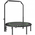 Mini batuut, 101.6 cm, must, kokkupandav treeningseade