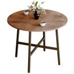 Industriaalne diivanilaud &uuml;mmargune plaat roostepruun laud loft 80 cm