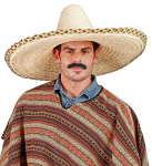 "KAUNISTATUD MAXI SOMBRERO" 65 cm
