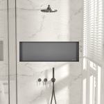 WALL-BOX NO RIM - Gun Metal raamita s&uuml;vistatav riiul 90x30x10 cm, 90X30X10 cm