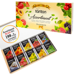 Tseiloni musta tee Assortii kotikestes 100 tk (10 sorti x 10 tk.), Tarlton, 200g