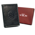 Meeste ehtsast nahast rahakott Always Wild, must