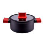 Alumiiniumist pott klaaskaanega &bdquo;Perfect Home Straight Line&ldquo;, 20 cm, 3 l