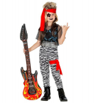 "ROCK STAR" (varrukateta pluus, v&otilde;rkkangast pluus, p&uuml;ksid, v&ouml;&ouml;, s&auml;&auml;repael, bandana)