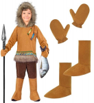 "ESKIMO" (kapuutsiga mantel, p&uuml;ksid, kindad, kingakatted)