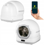 Automaatne kassitualett Peluvio Pearl White Grey