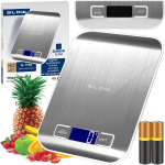 K&ouml;&ouml;gikaal Elektrooniline k&ouml;&ouml;gikaal, kuni 10 kg, t&auml;psus 1 g, taara, LCD-ekraan, Elektroninės virtuvinės svarstyklės, iki 10 kg, 1 g tikslumas, tara, LCD ekranas