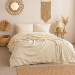 Voodikate musliinist, ekru, 200x220, puuvill, kahepoolne