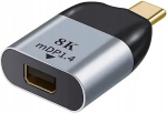 Usb-c adapter Mini Displayport 1.4, 8k 60hz, 4k 120hz, Thunderbolt 4 jaoks