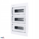 Peidetud elektrikilp 3x12, Ip40, 36n+36pe klemmid