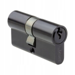 Steier 25x35 mm must matt metallist uksesilinder 4 v&otilde;tmega