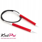 Knitpro Zing metallvardad niidil 120cm, 6,5mm